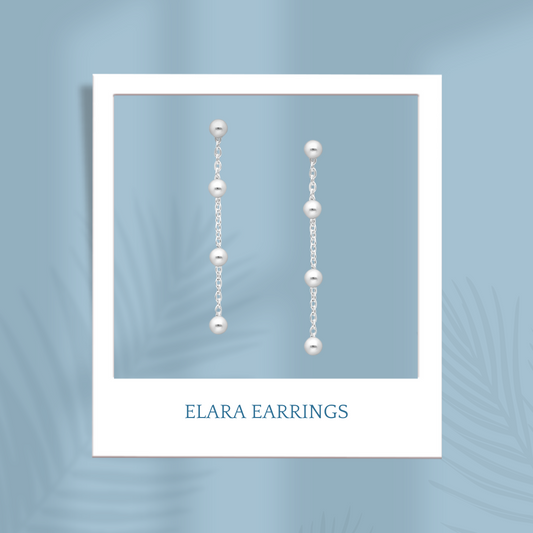 Sterling Silver Elara Earrings