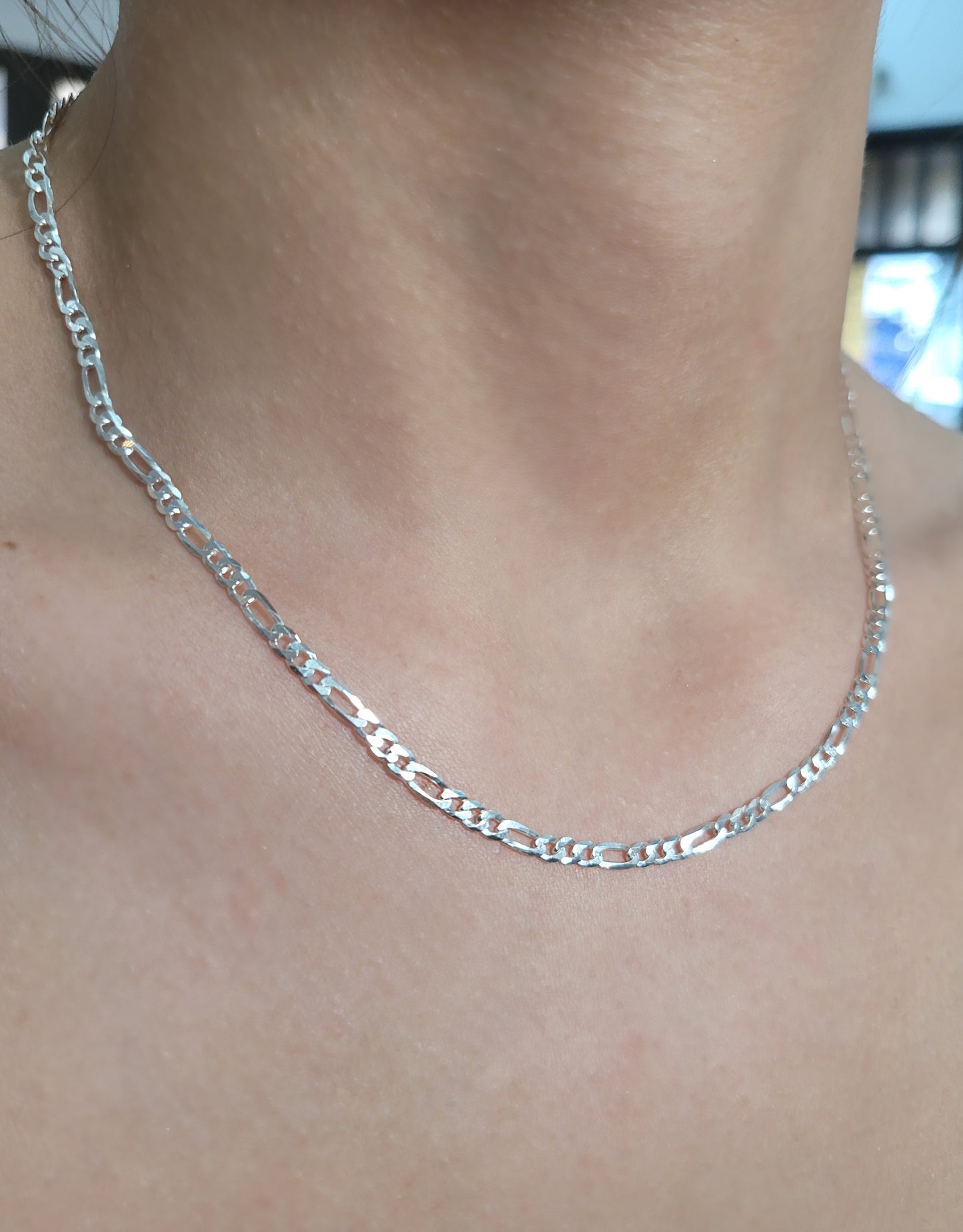 Sterling Silver Figaro Necklace