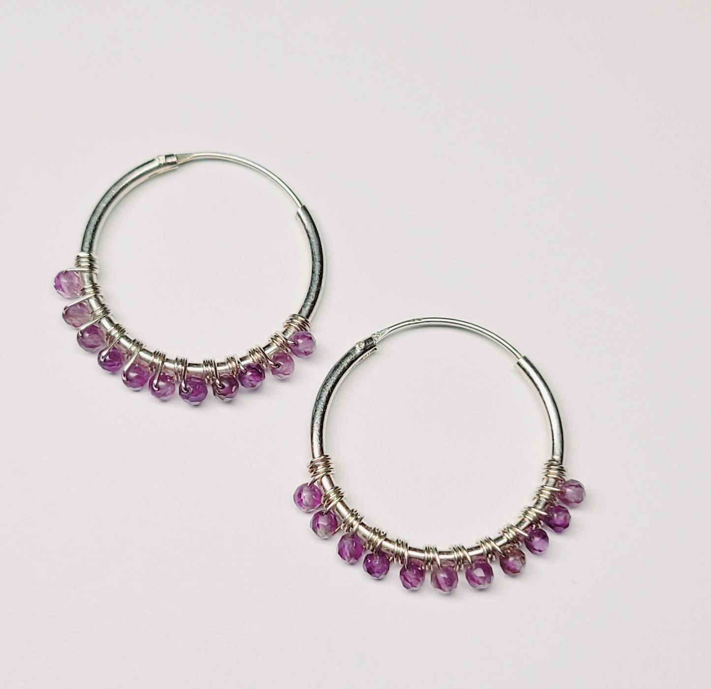 Sterling Silver Elizabeth I Hoops