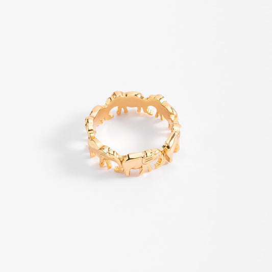 Golden Elephant Ring