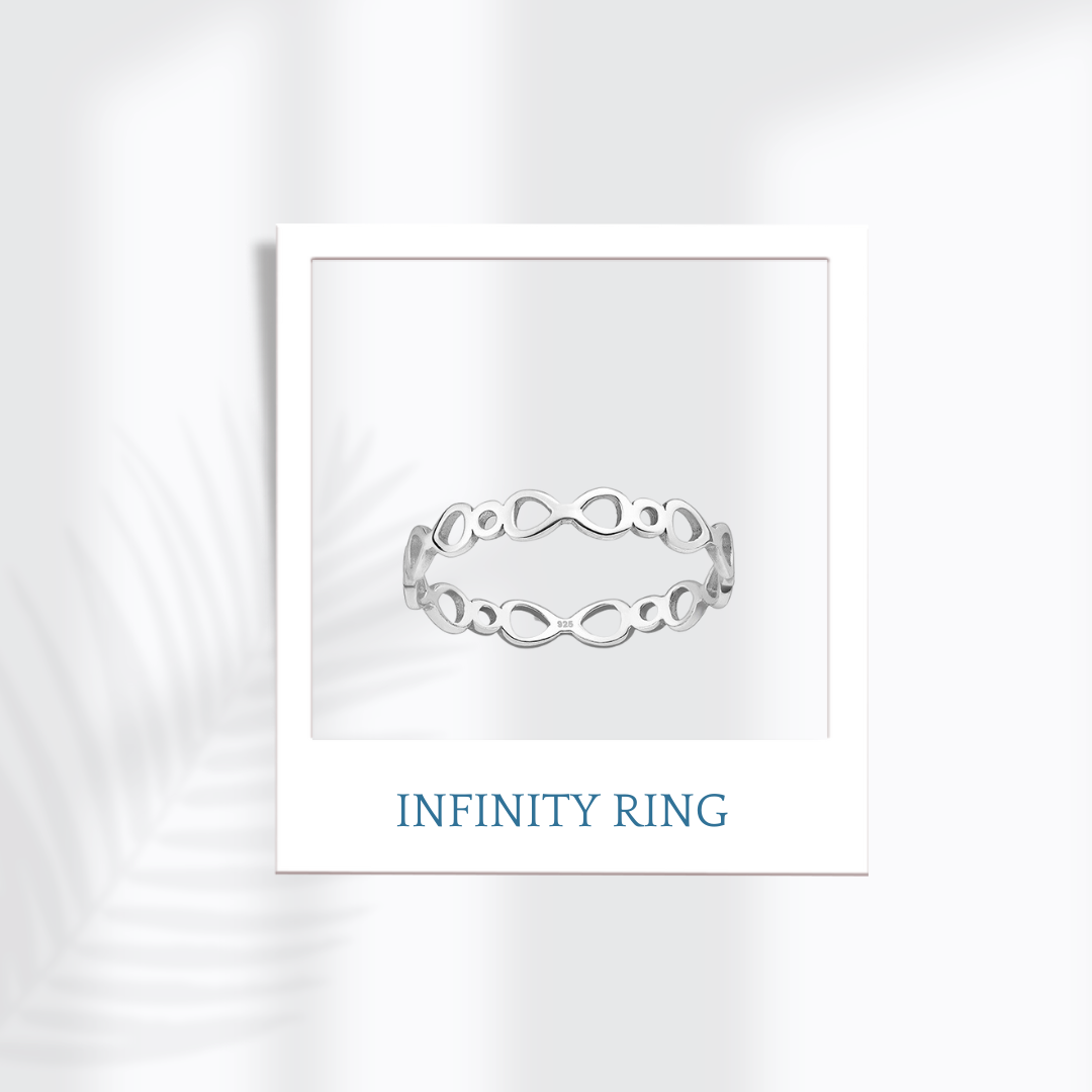 Sterling Silver Infinity Ring #65-2