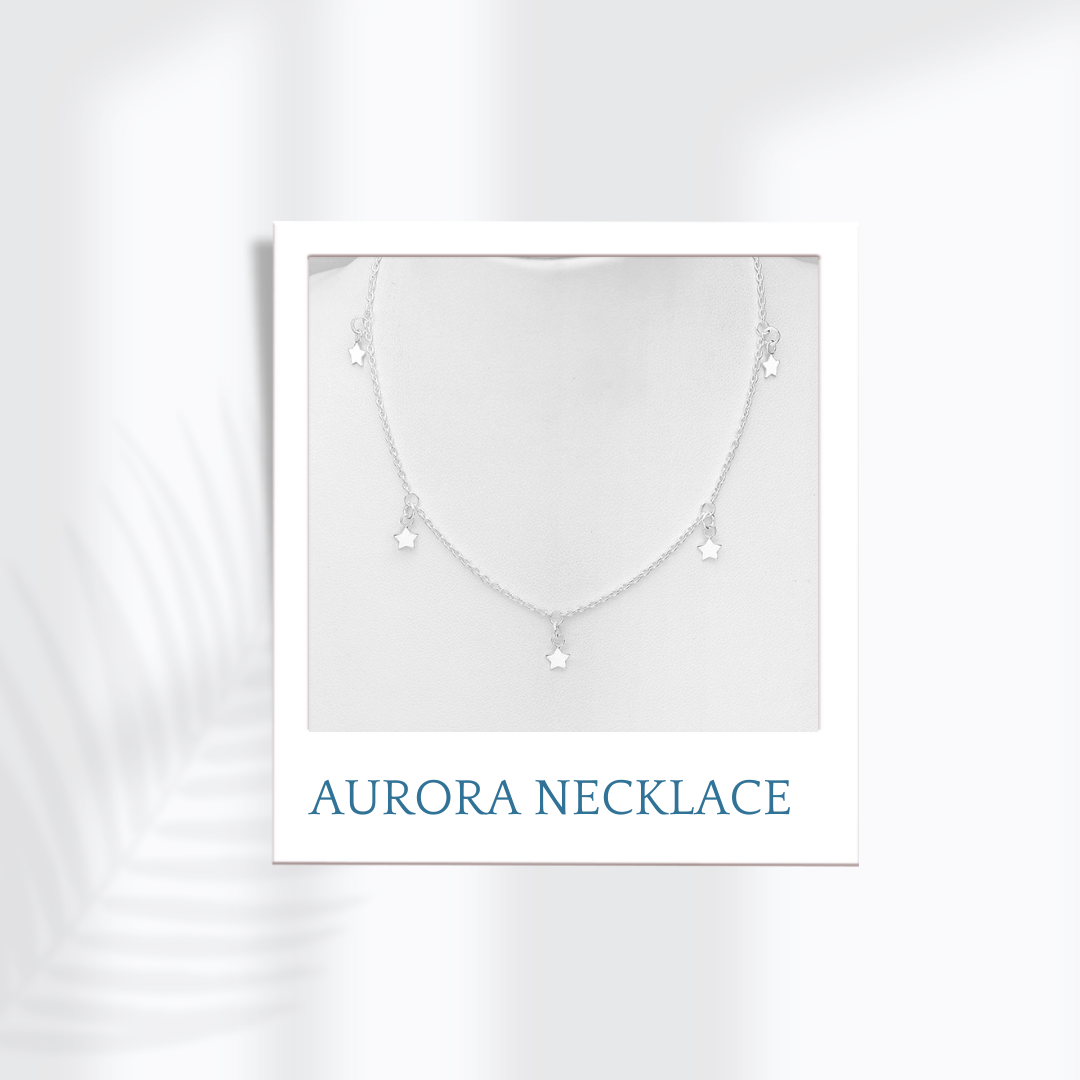 Sterling Silver Starry Necklace