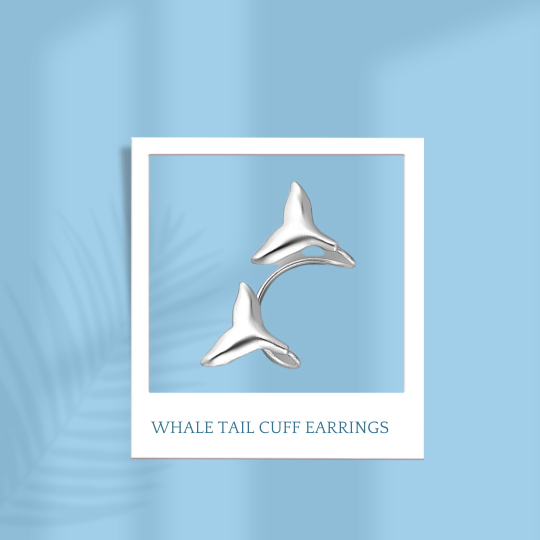Sterling Silver Whale Tail Cuff
