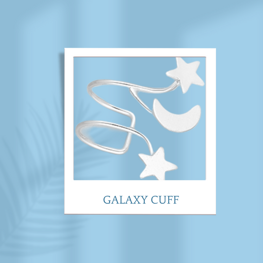 Sterling Silver Galaxy  Cuff