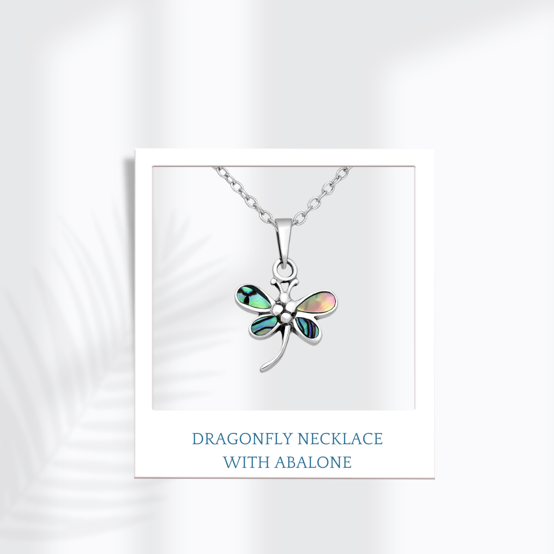 Sterling Silver Fairy Dragonfly Necklace