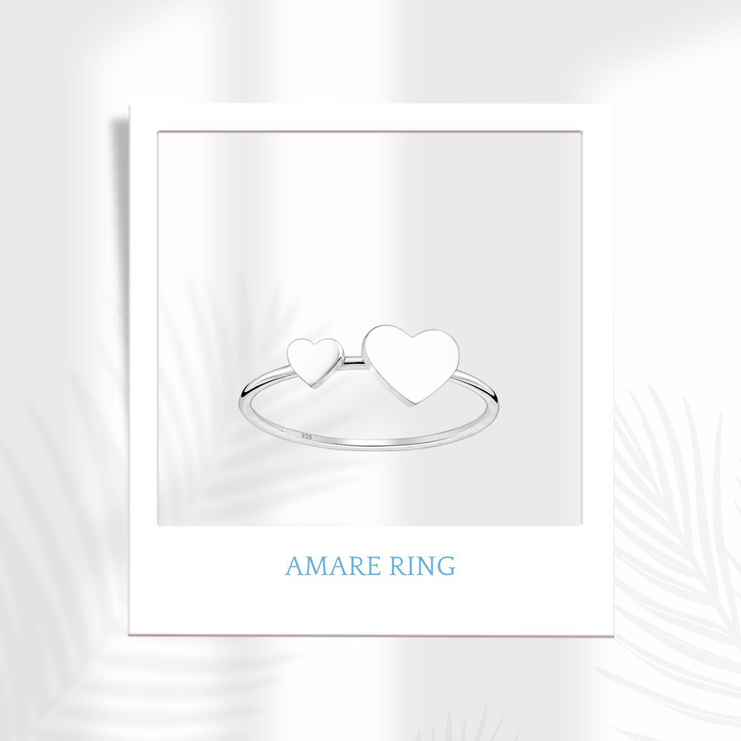 Sterling Silver Amare Ring