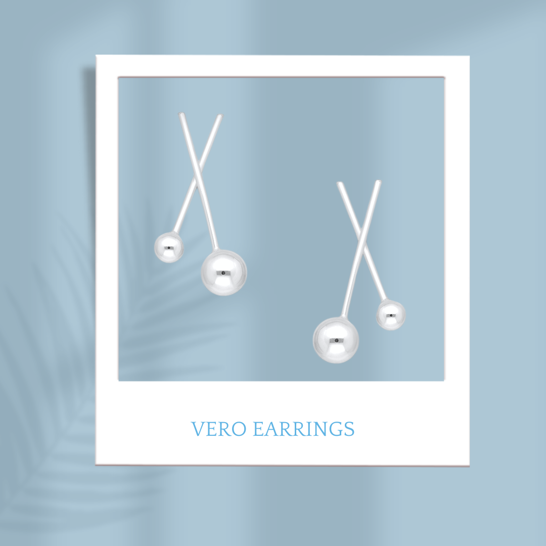 Sterling Silver Vero Earrings