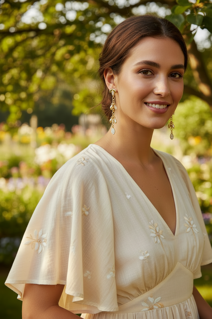 Leaf Cascade Earrings