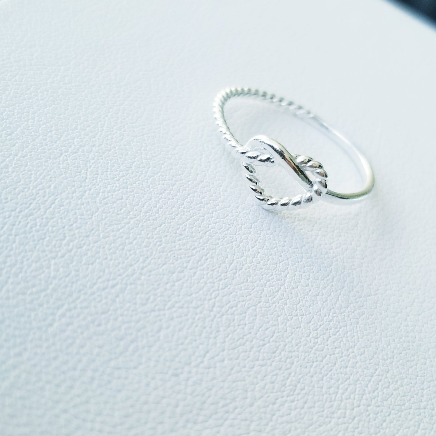 Sterling Silver Love Knot Ring