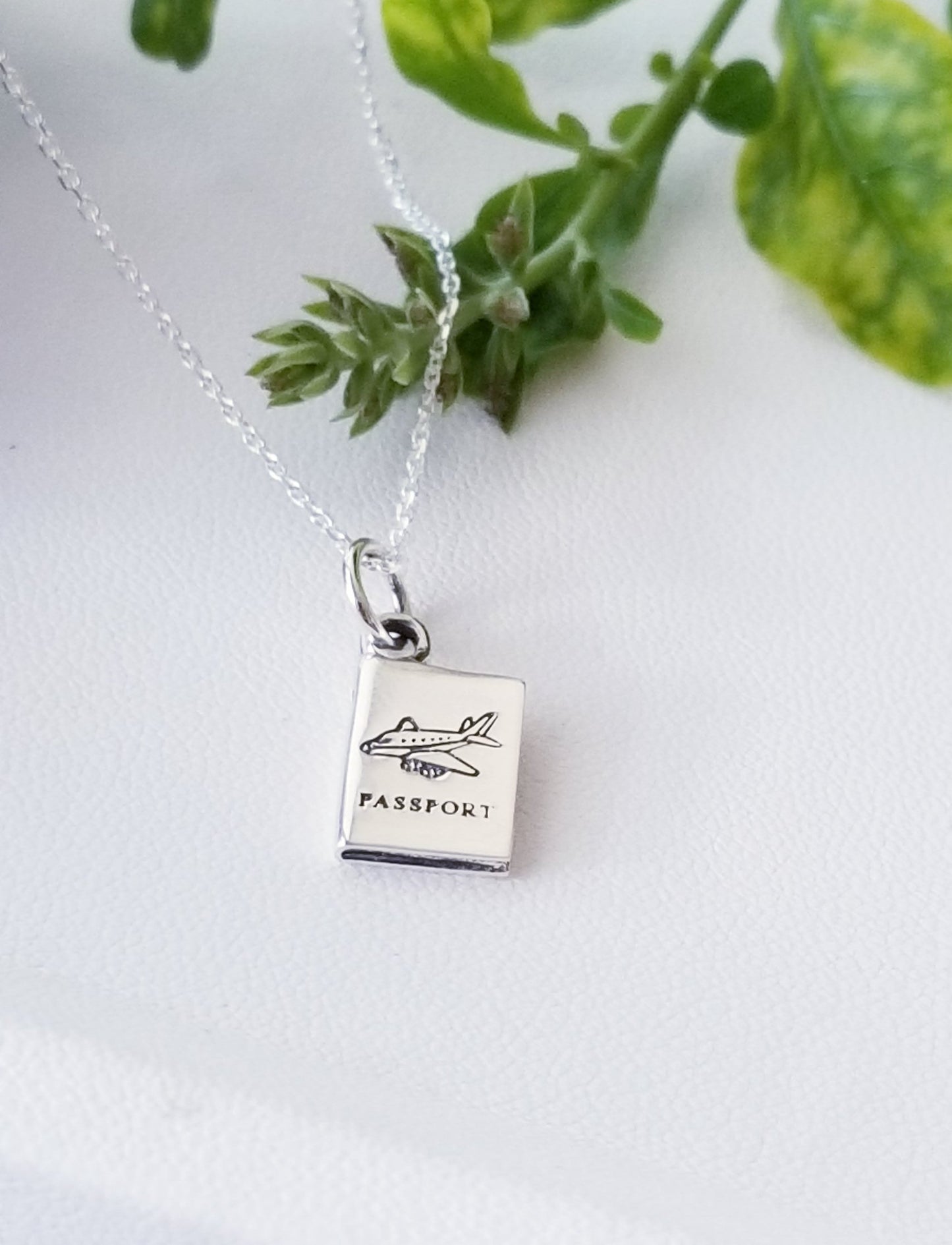 Sterling Silver Passport Pendant