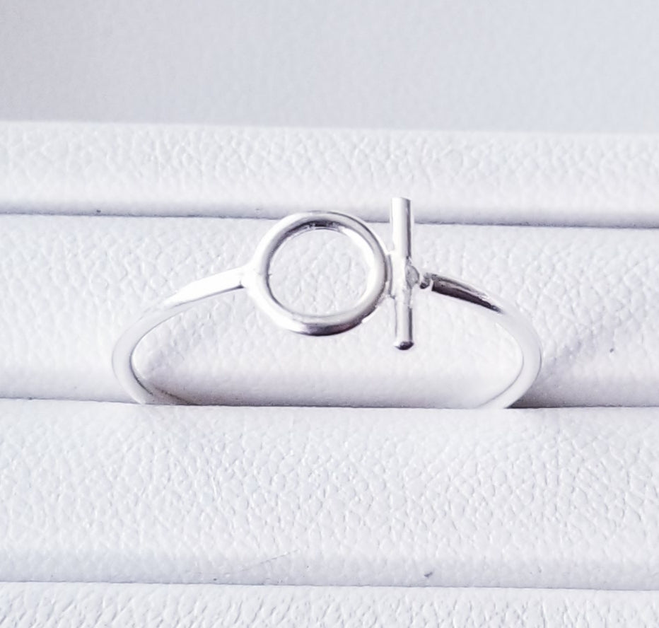 Sterling Silver One Soul Ring #35-1