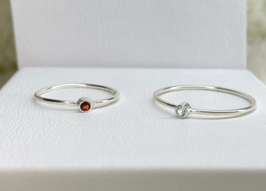 Dainty Solitaire Ring