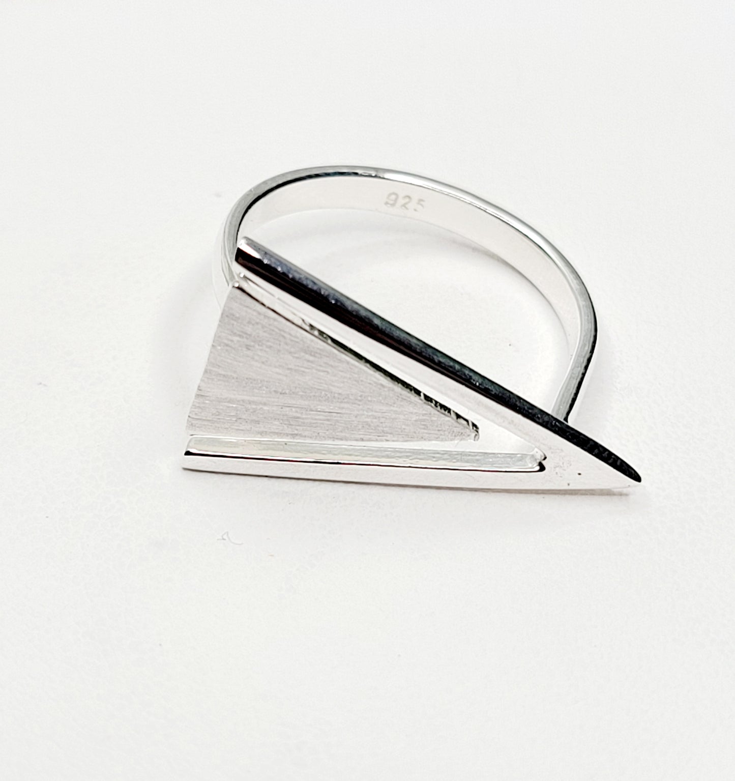 Sterling Silver Paper Airplane Ring