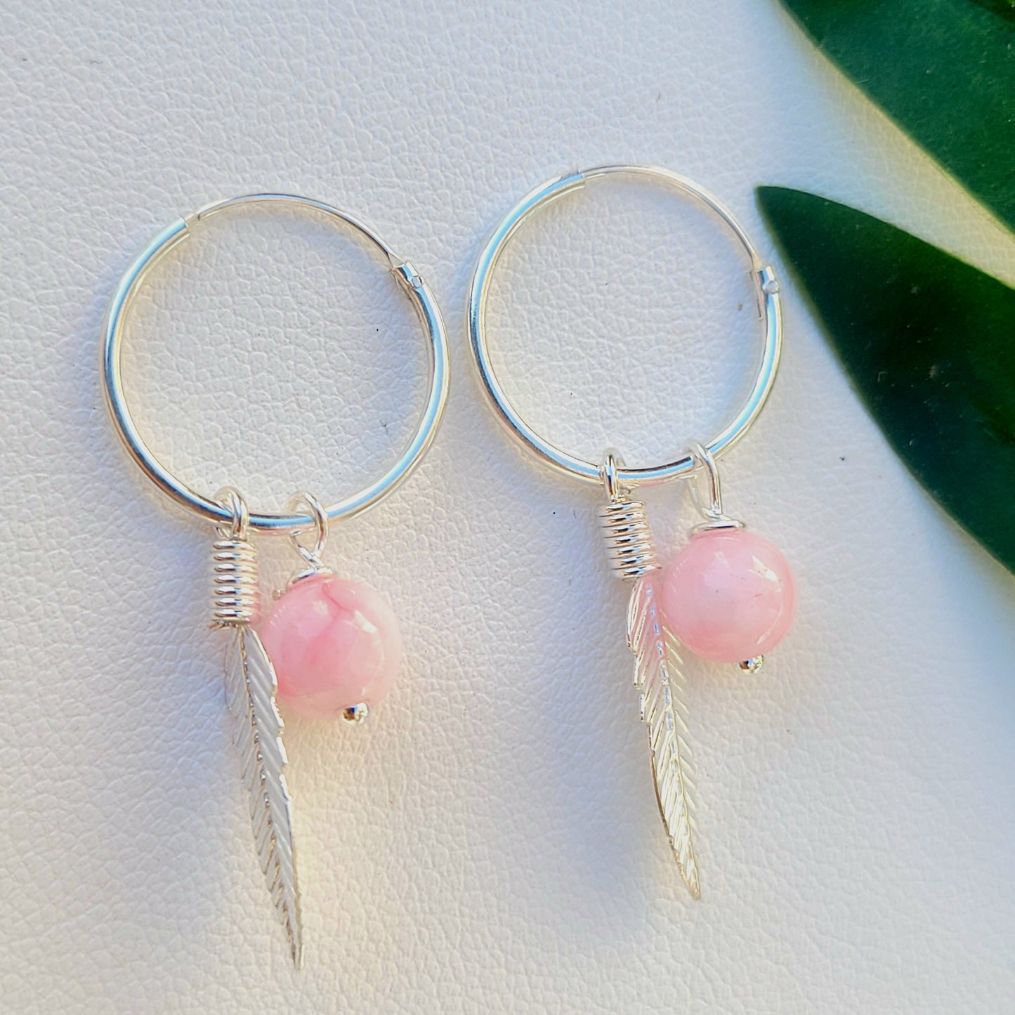 Sterling Silver Boho Hoops 4 en 1