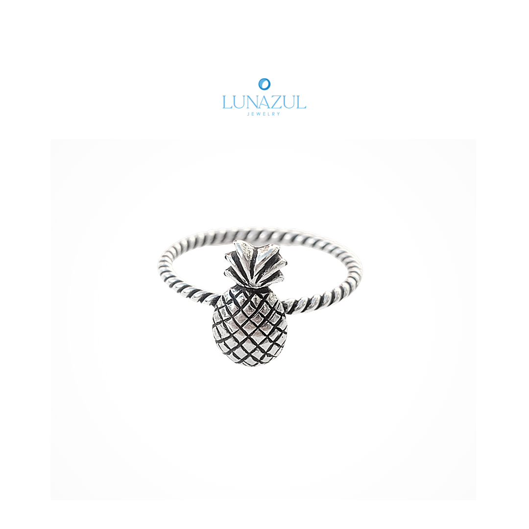 Sterling Silver Pineapple Ring