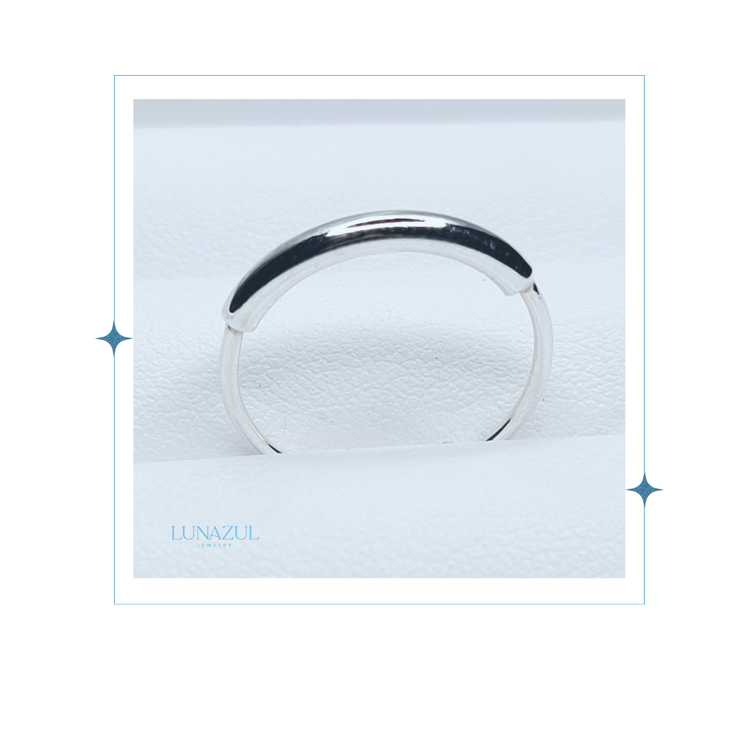 Sterling Silver Tubular Ring #17-1