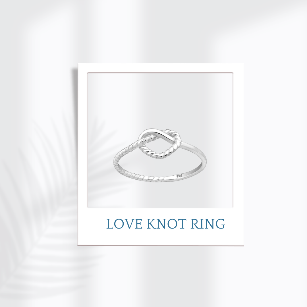 Sterling Silver Love Knot Ring #46-2
