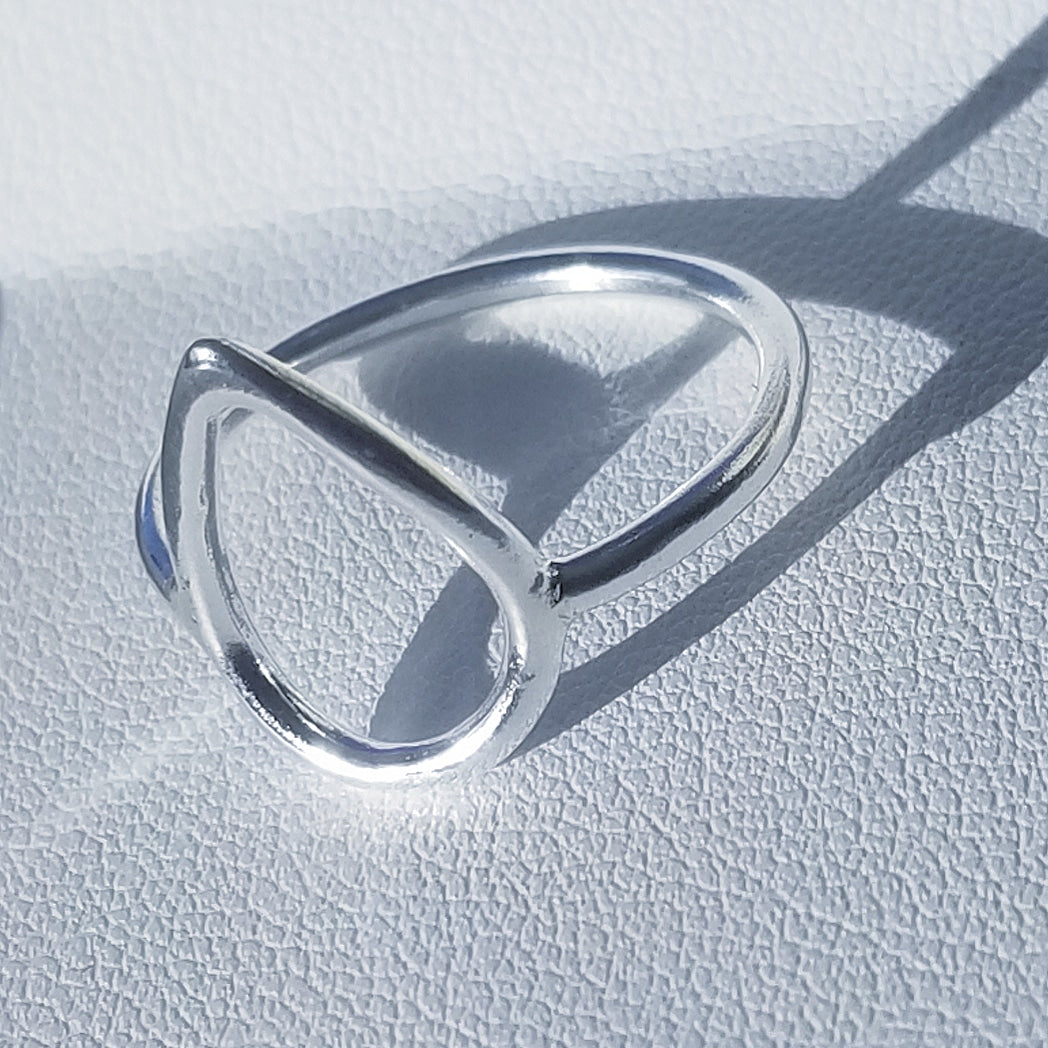 Sterling Silver One Drop Ring #12-3