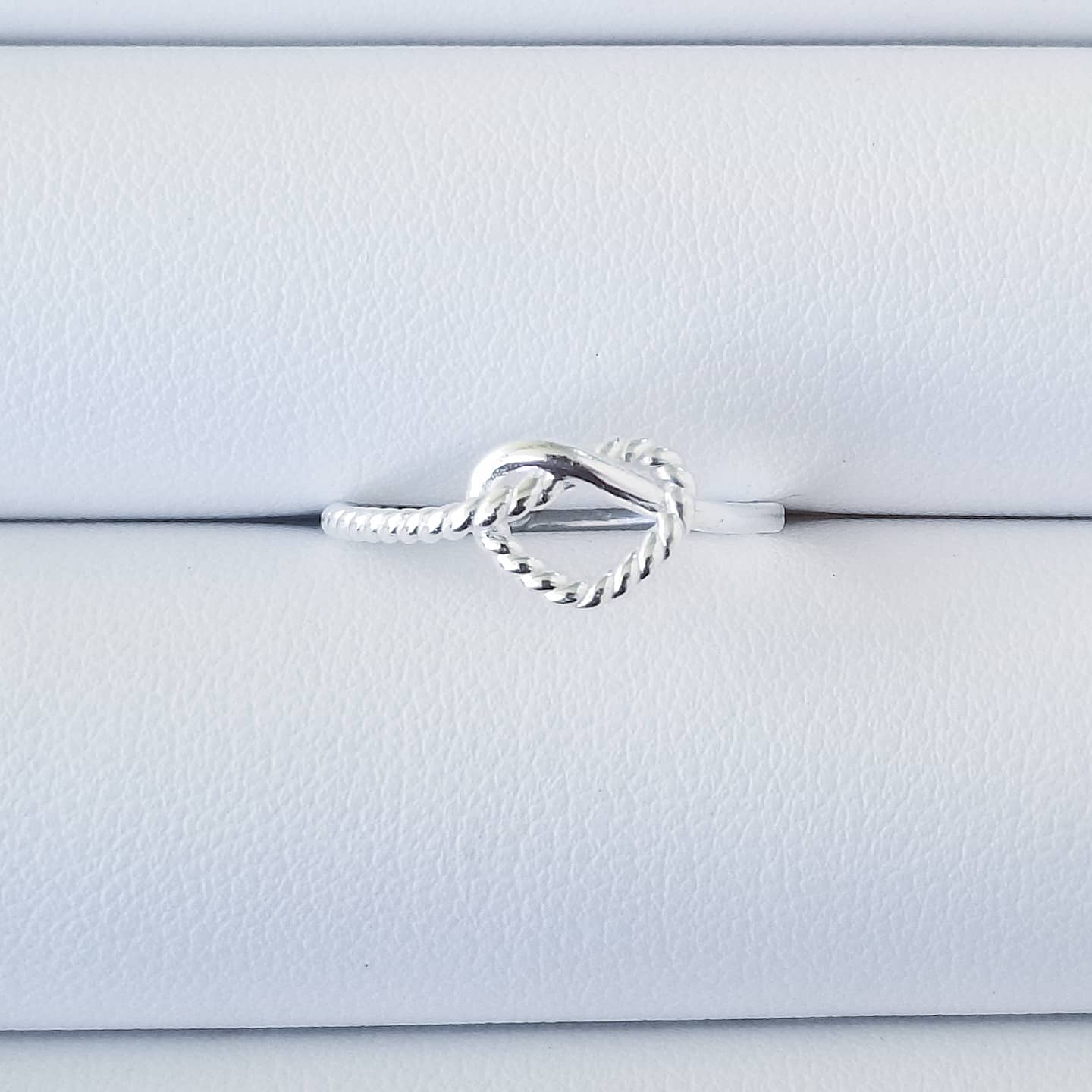 Sterling Silver Love Knot Ring