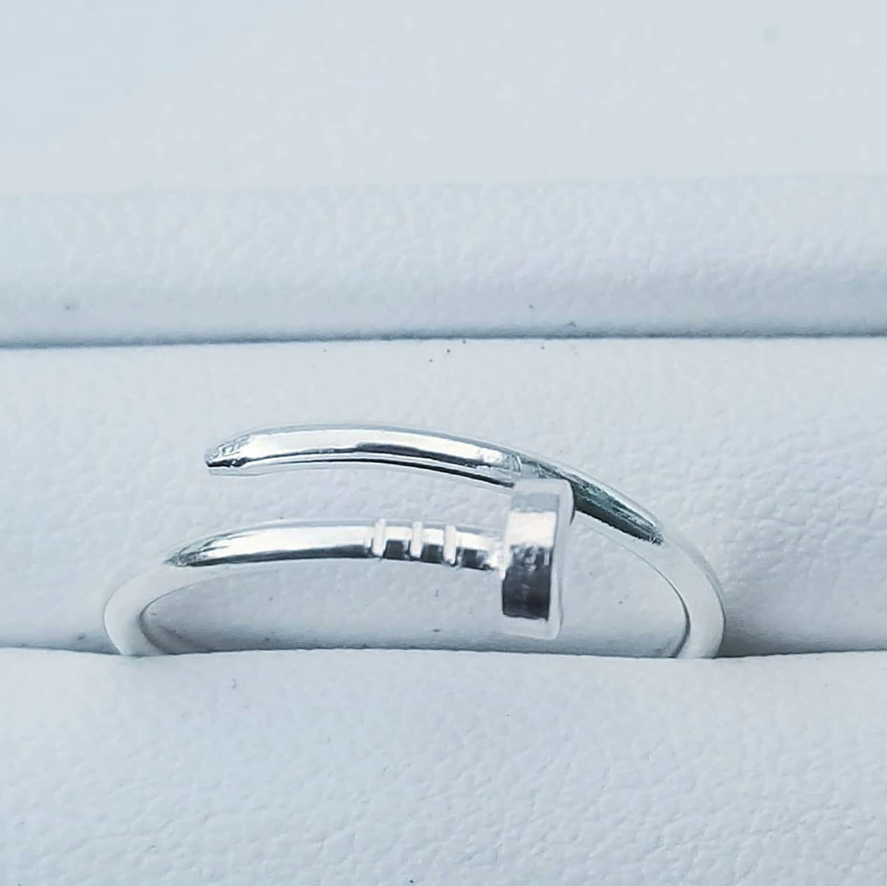 Sterling Silver Hobnail Ring #25-1