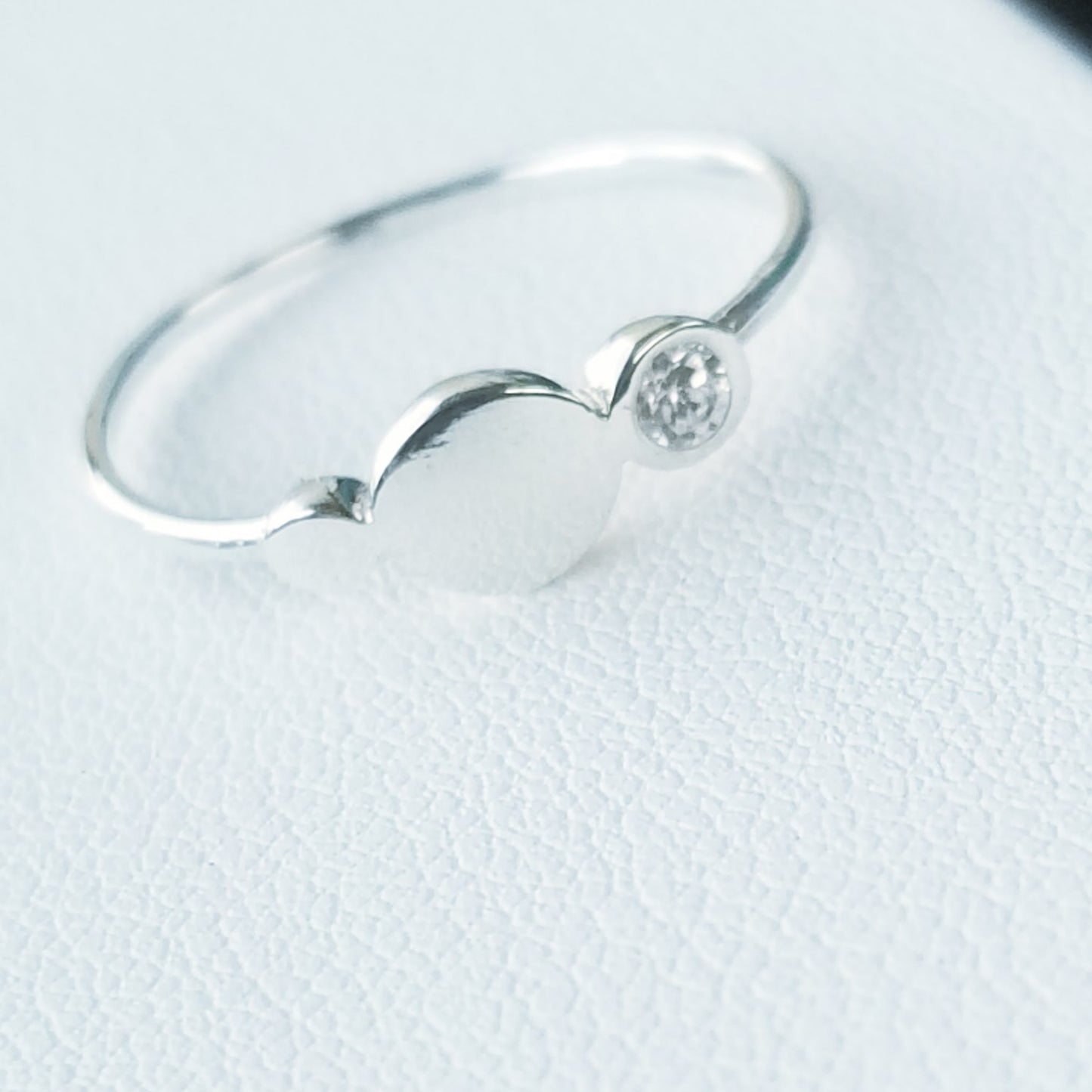 Sterling Silver Lumi Cz Ring
