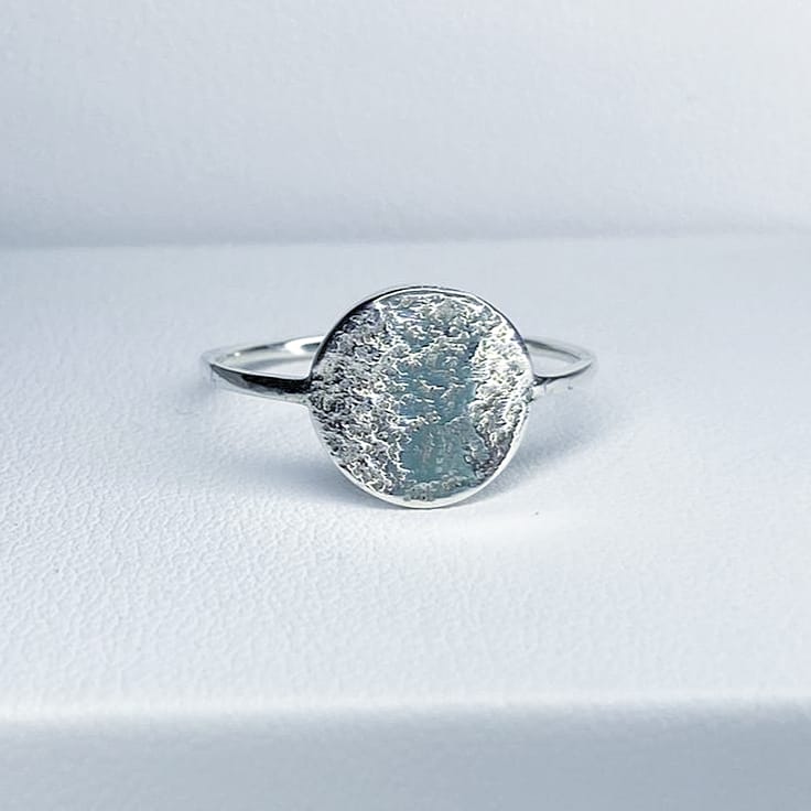 Sterling Silver New Moon Ring #51-1