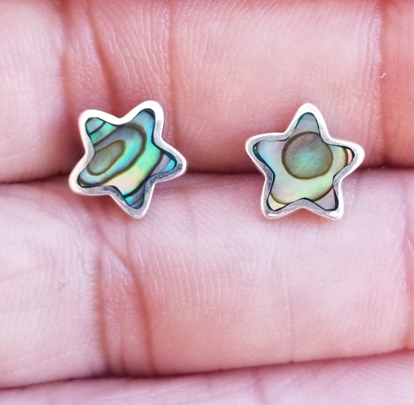Lady Star Abalone Earrings