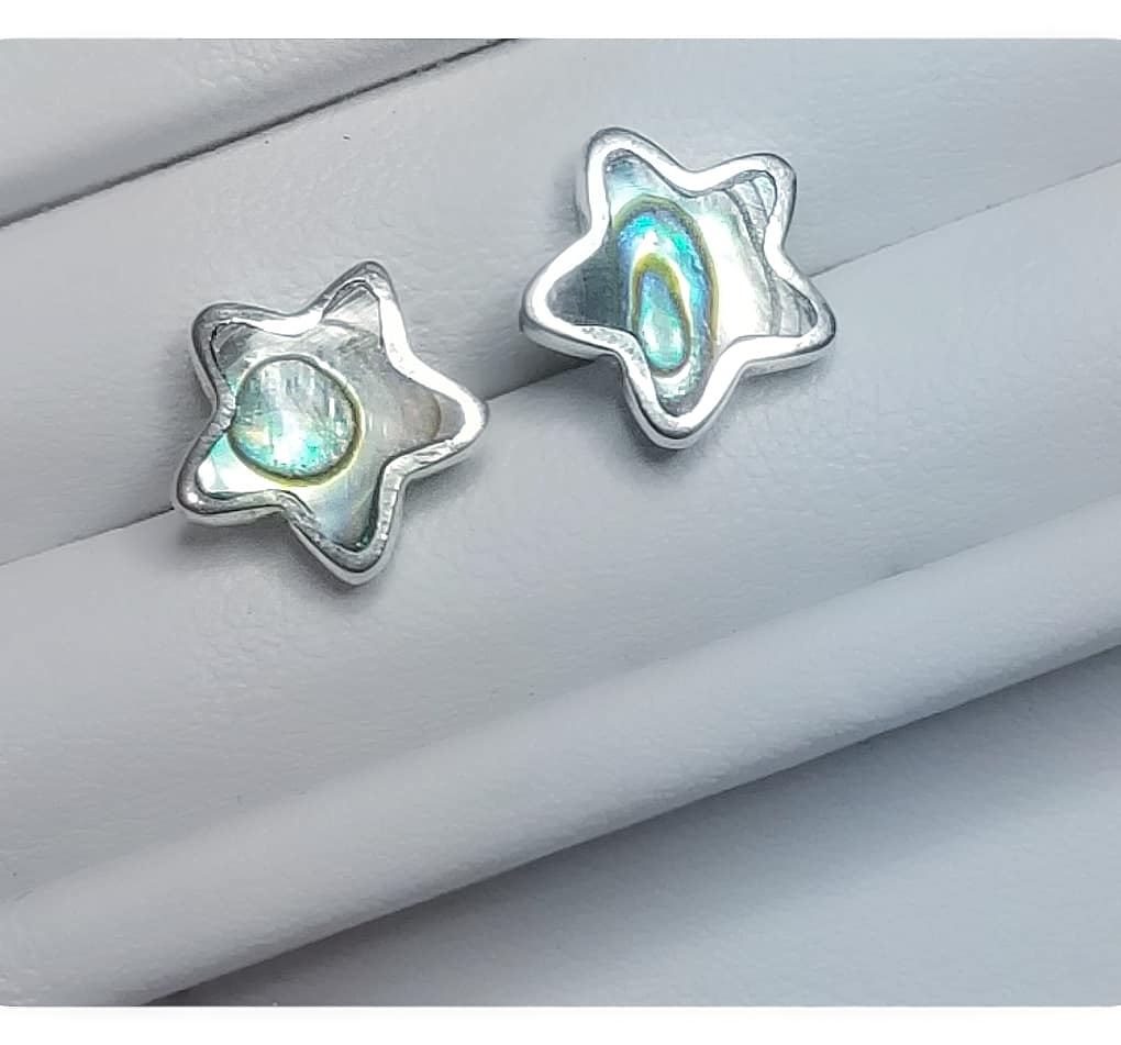 Lady Star Abalone Earrings