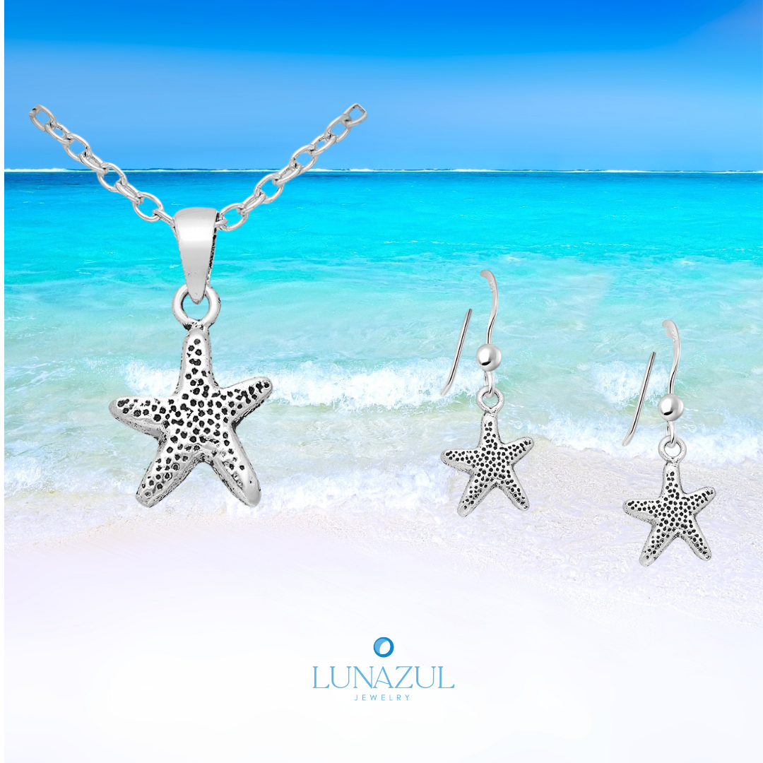 Sterling Silver Sweet Seastar Earrings