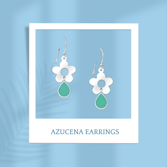 Sterling Silver Azucena Earrings