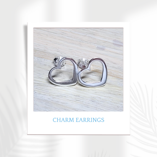 Sterling Silver Charm Earrings