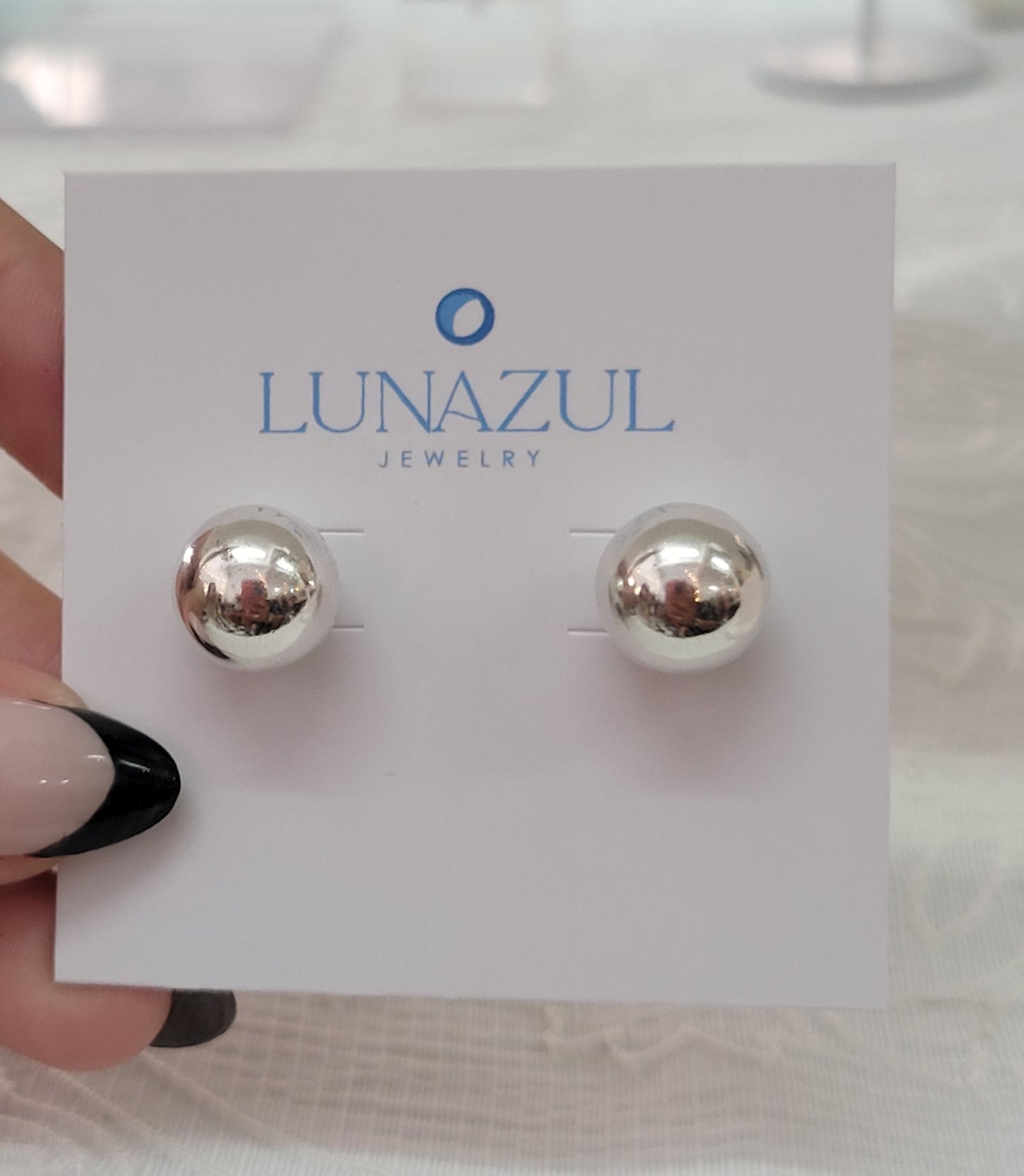 Sterling Silver Super Ball Earrings