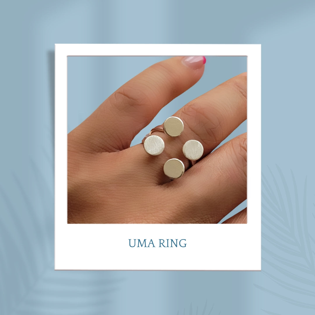 Sterling Silver Uma Ring