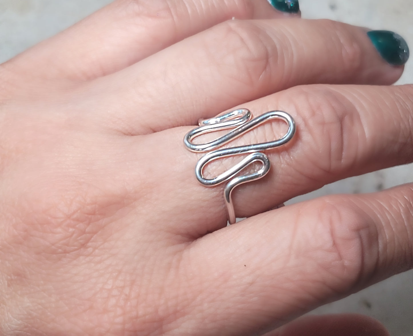 Sterling Silver Flusso Ring