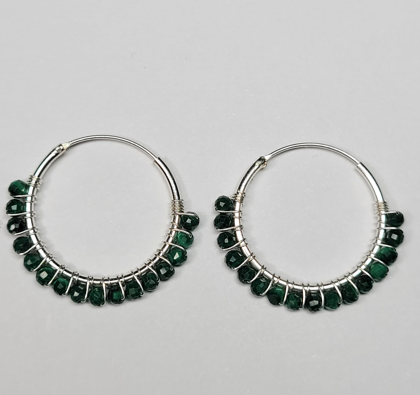 Sterling Silver Elizabeth I Hoops