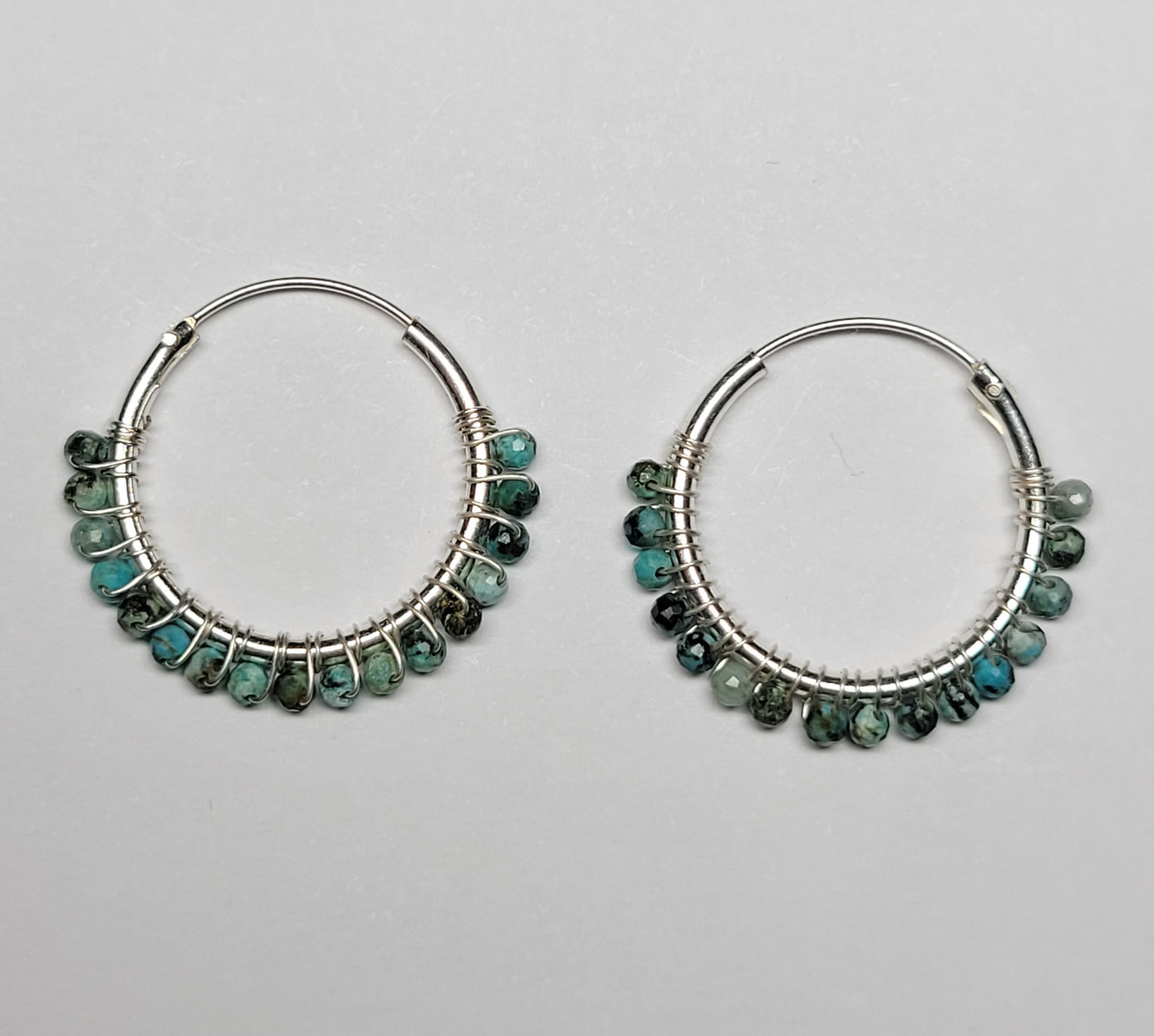 Sterling Silver Elizabeth I Hoops