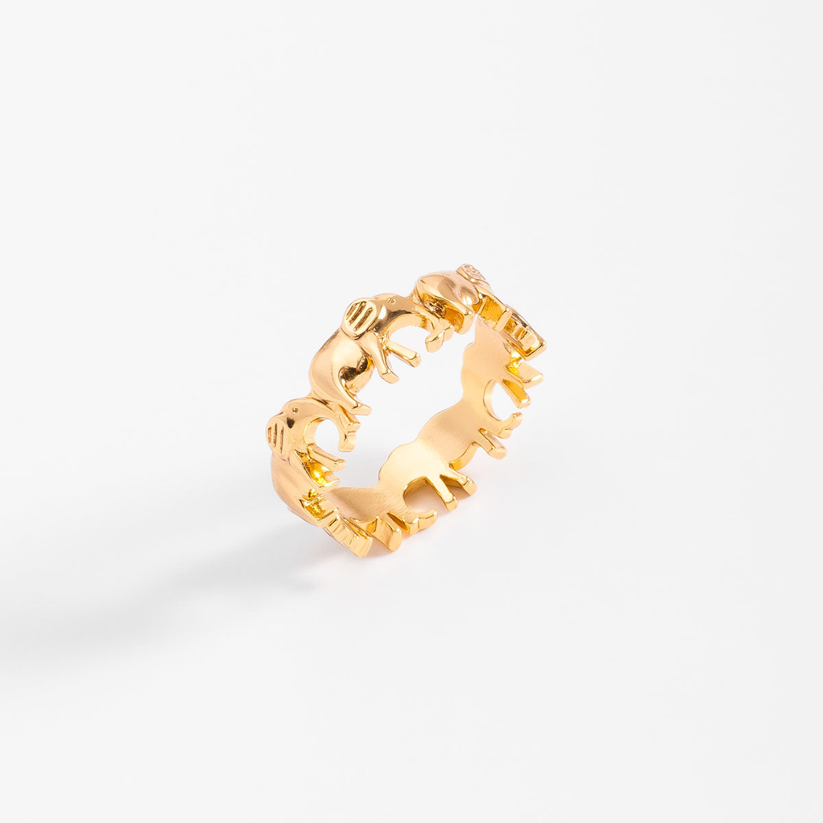 Golden Elephant Ring