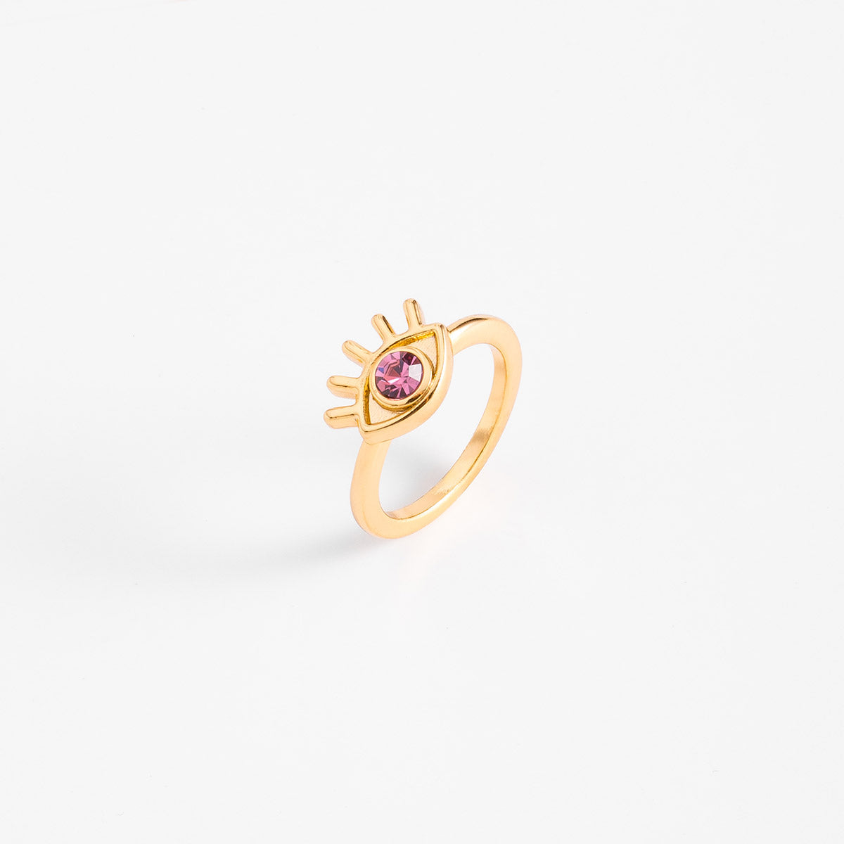 Gold Eye Ring