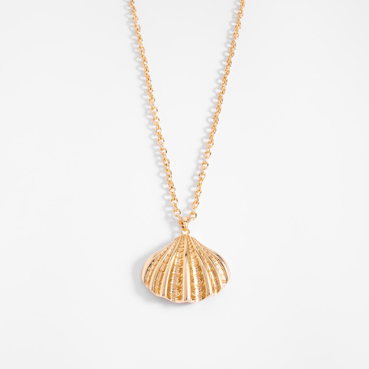 Golden Sunrise Shell Necklace