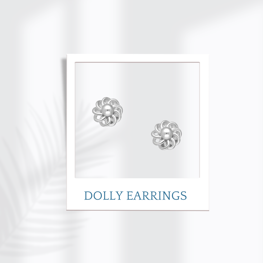 Sterling Silver Dolly Earrings