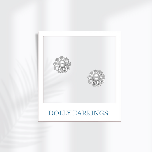 Sterling Silver Dolly Earrings