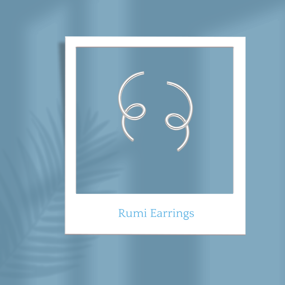 Sterling Silver Rumi Earrings