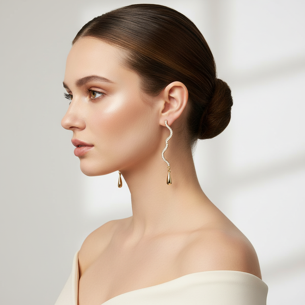 Luxe Tennis Earrings