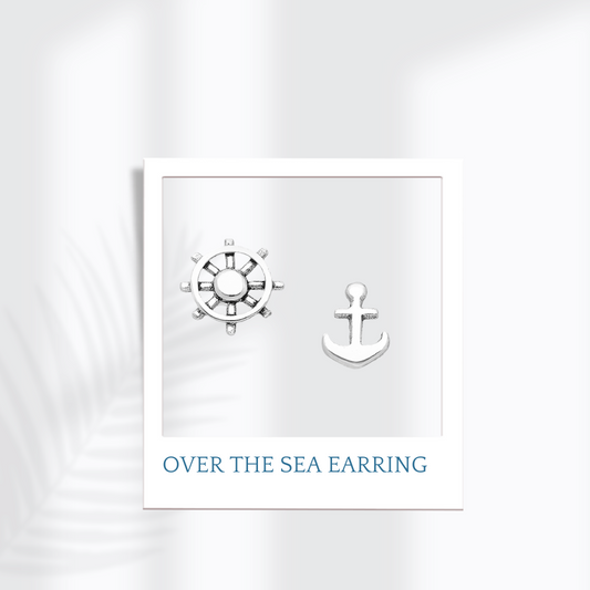 Sterling Silver Over The Sea Earrings
