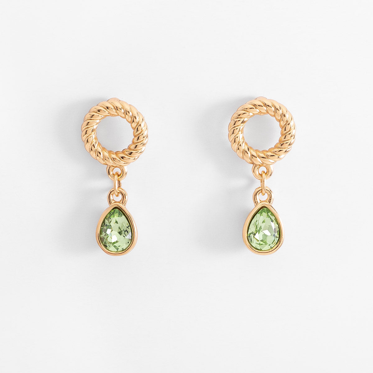 Marbella Teardrop Green Earrings