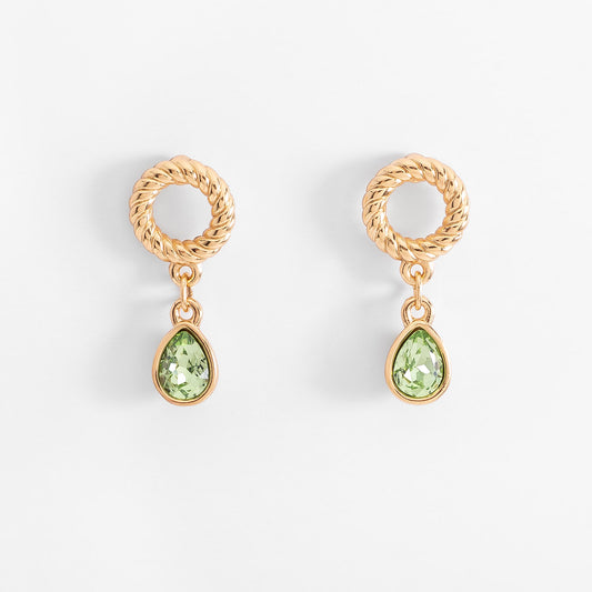 Marbella Teardrop Green Earrings