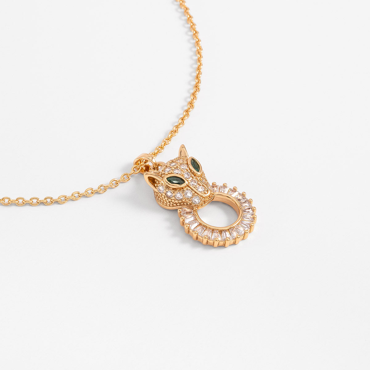 Golden Feline Necklace
