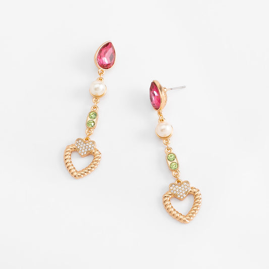 Colorful Heart Earrings