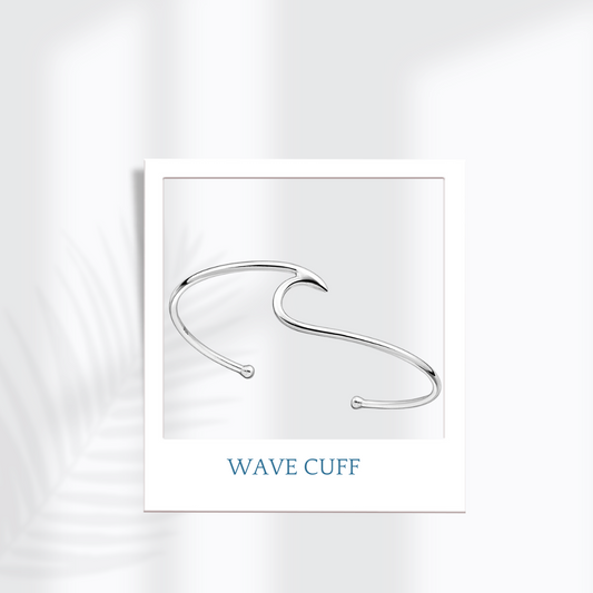 Sterling Silver Wave Cuff