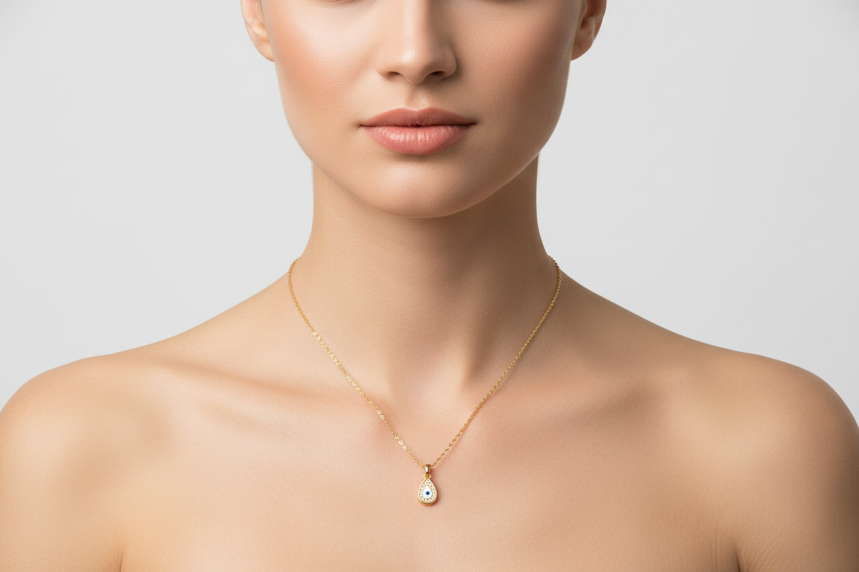 Evil Eye Bright Charm Necklace